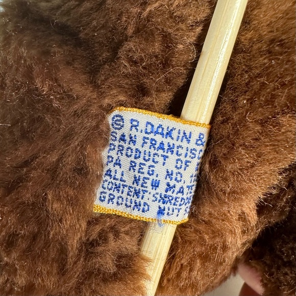 Vintage Dakin Brown Koala Bear 1975 Plush Stuffed Animal Toy 7" - Picture 4 of 5